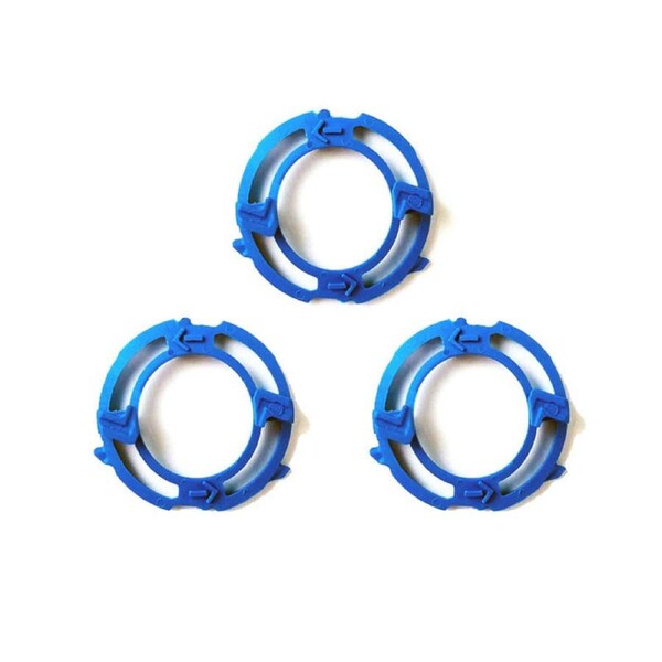 Nevenka 3Pcs Blade Retaining Rings for Philips Norelco S5000 Series Models-Blue