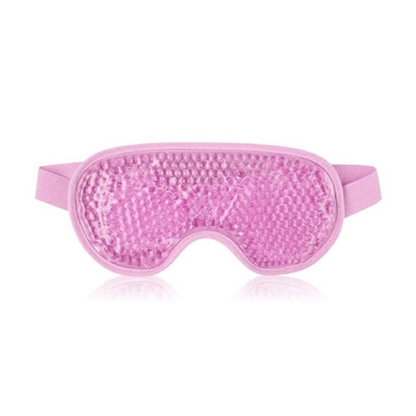 Nevenka Reusable Gel Sleeping Ice Eye Mask for Headache Stress Relief-Pink