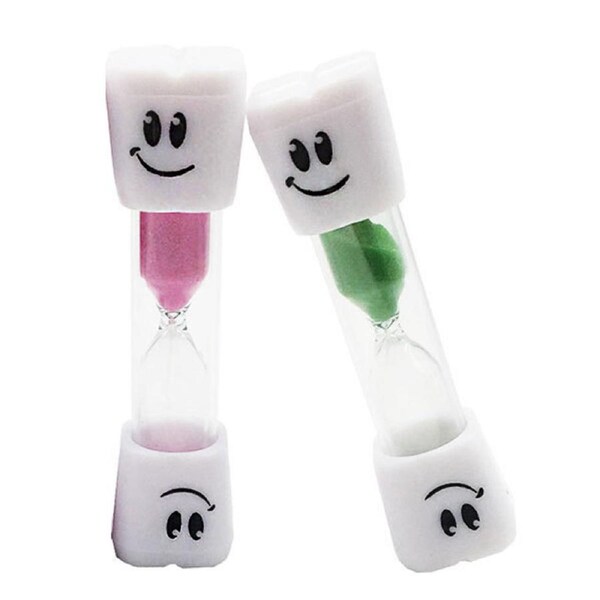 Nevenka Smile Tooth 2 Minute Sand Timer-Pink/Green
