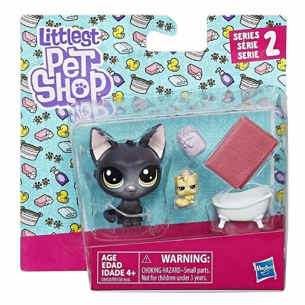 Littlest Pet Shop Jade Catkin #2-74 & Kittylina Scrapper #2-75