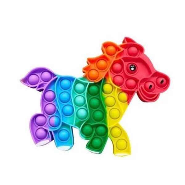 Pop Fidget Toy Rainbow Super Sized Pony
