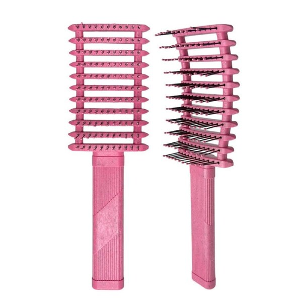 Nevenka Curly Hair Brush Defining Vented Curl Defining Brush for Curly Hair Shaping 9105-RoseRed