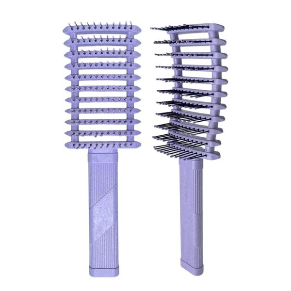 Nevenka Curly Hair Brush Defining Vented Curl Defining Brush for Curly Hair Shaping 9105-Purple