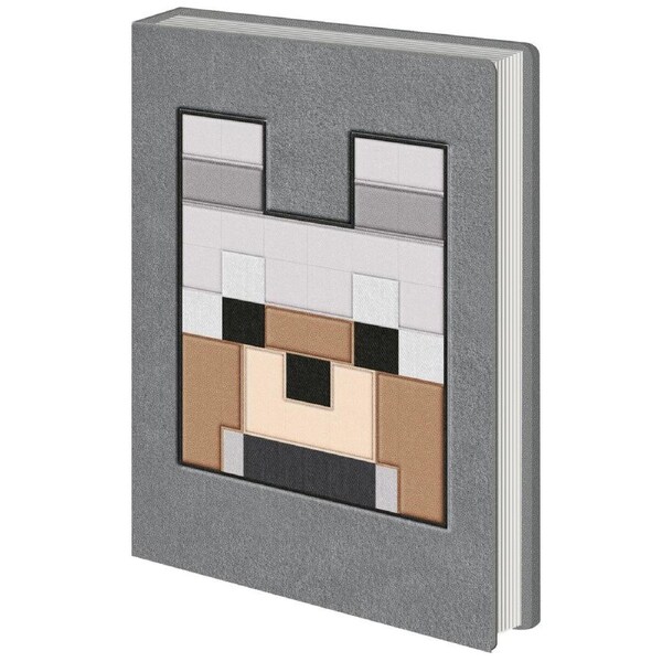 Minecraft Wolf Plush A5 Notebook