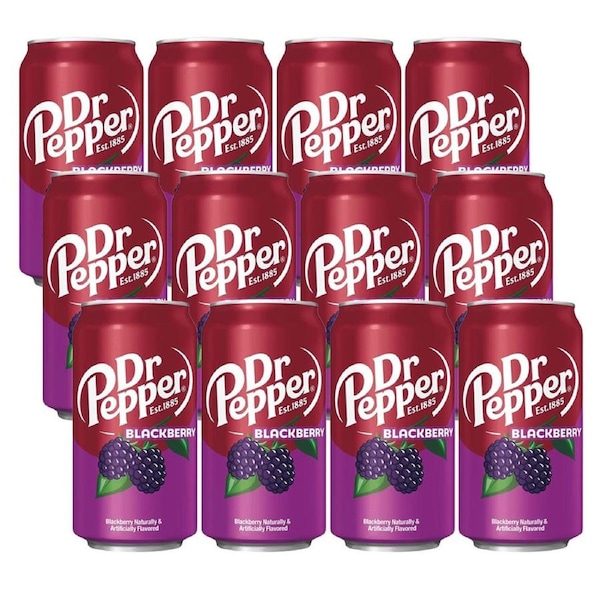 Usa Cans 355Ml Dr Pepper Blackberry 12 Pack