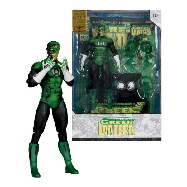 DC Multiverse Gold Label Cover Recreations Emerald Twilight Green Lantern 7 inch Action Figure
