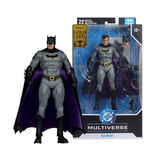 McFarlane DC Multiverse Rebirth #1 Batman Gold Label 7 Inch Figure
