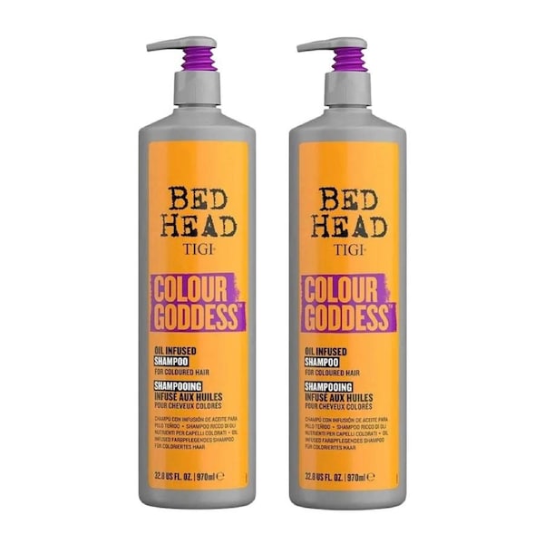 Tigi Bed Head Colour Goddess Oil Infused Shampoo 970ml x 2 Pack (Total 1940ml)