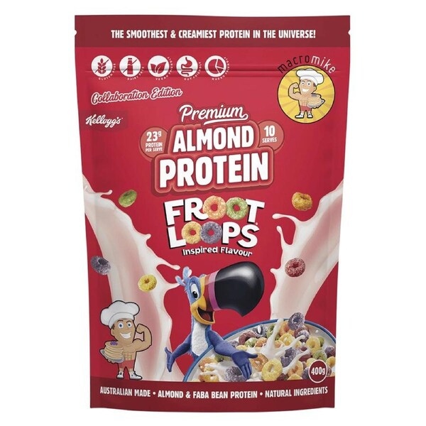 Macro Mike x Kellogg's Almond Protein Froot Loops Inspired 400g