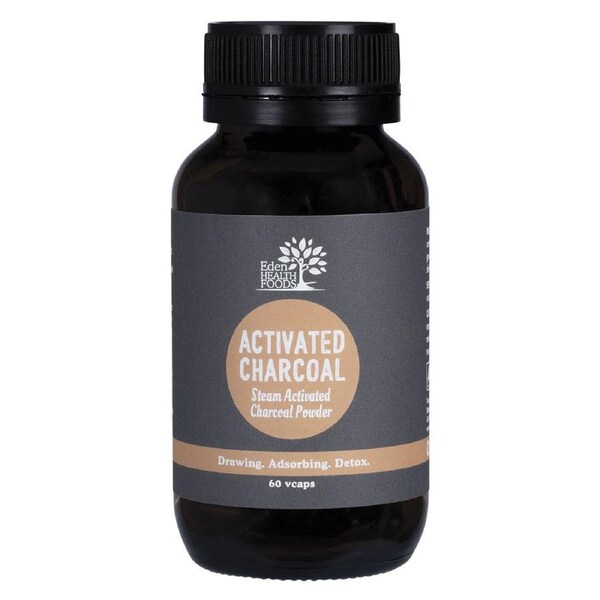 Eden Healthfoods Activated Charcoal 60 Capsules