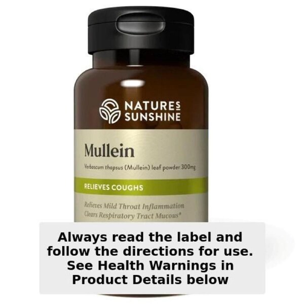 Nature's Sunshine Mullein 300mg 100 Capsules