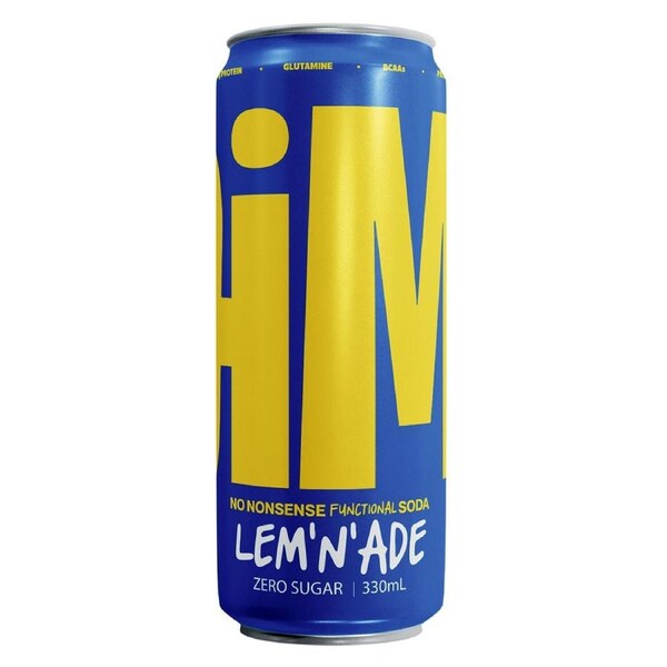 JiM Protein + Prebiotic Functional Soda No Sugar Lem'n'ade 330ml