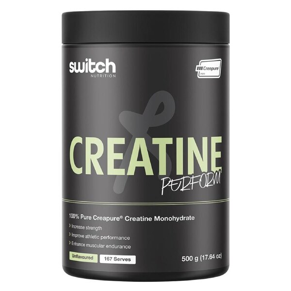 Switch Nutrition Perform 100% Pure Creapure Creatine Monohydrate 500g