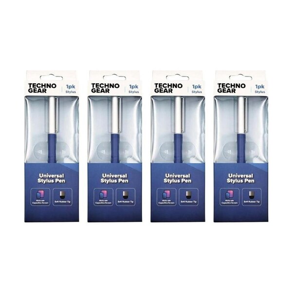 4PK TGear Universal Stylus Pen Capacitive Screen Compatable Accessory Assorted