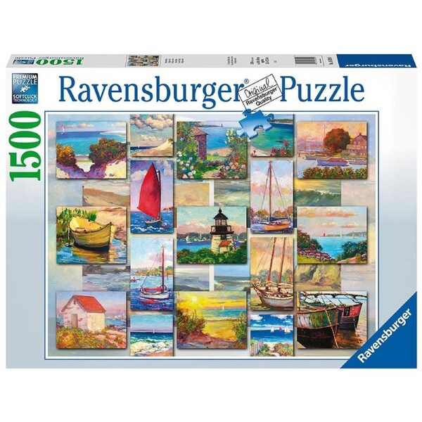 Ravensburger Coastal Cottage 1500 Piece Jigsaw Puzzle
