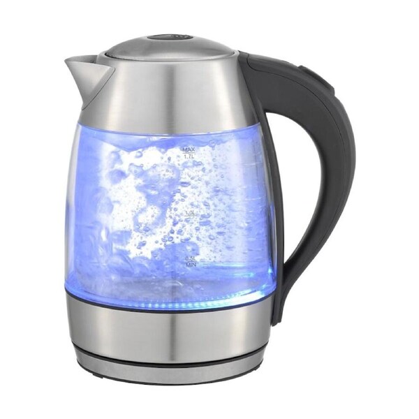 Kitchen Couture Double Wall Glass Kettle With Thermoguard Protection 1.7L