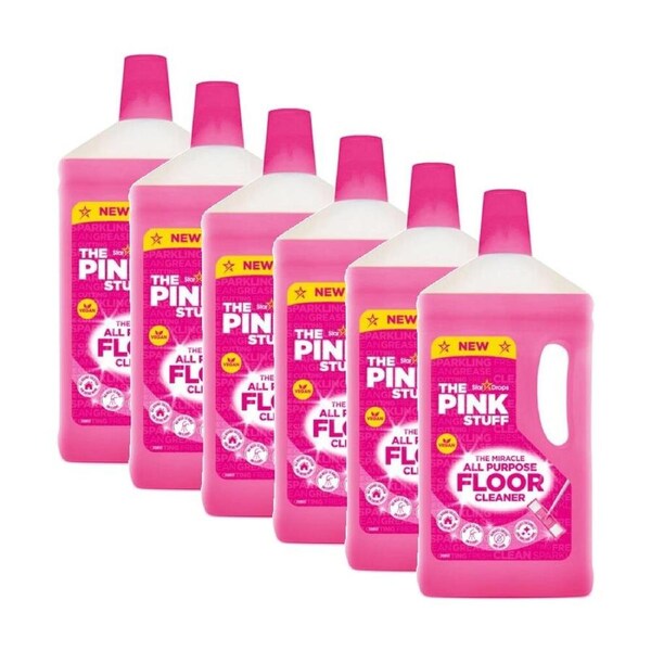 6PK Pink Stuff The Miracle Multi Purpose Floor Cleaner Bottle 1L