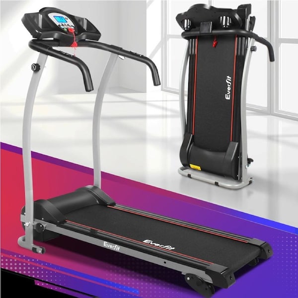 Everfit 2 in 1 Incline Treadmill Foldable 36cm Belt Walking Pad Home Gym Fitness