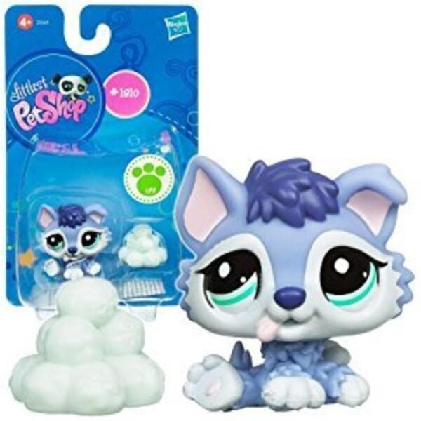 Littlest Pet Shop Lavender Husky Dog #1810
