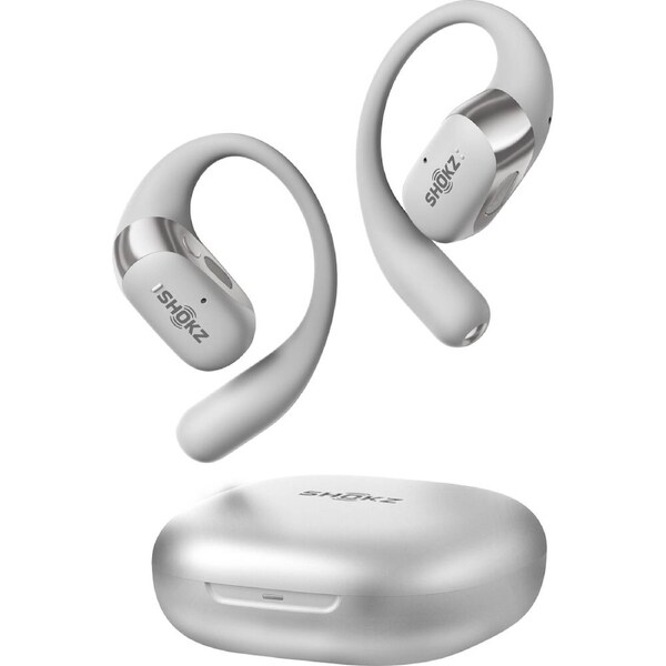SHOKZ OpenFit 2+ True Wireless Open-Ear Headphones- Gray