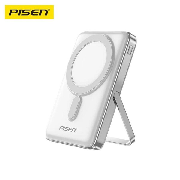 Pisen 30W CCC-Certified 10K (10000mAh) Wireless Power Bank with Holder - 15W
