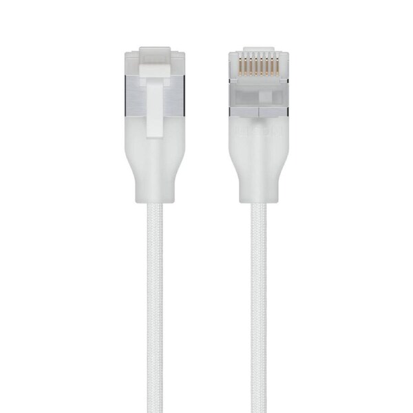 Ubiquiti UniFi Premium Patch Cable, 3M, White,Ultra-Thin Braided Patch Cable