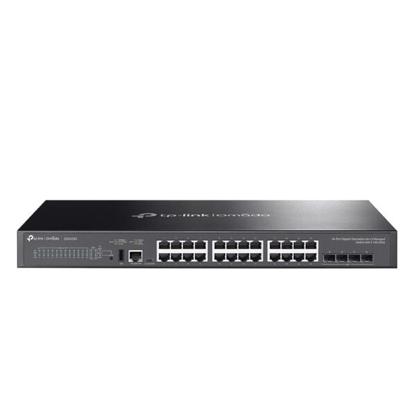 TP-Link SG5428X Omada 24-Port Gigabit Stackable Lite L3 Managed Switch with 4x
