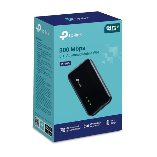 TP-Link M7400 300 Mbps LTE-Advanced Mobile Wi-Fi Supports up to 32 devices