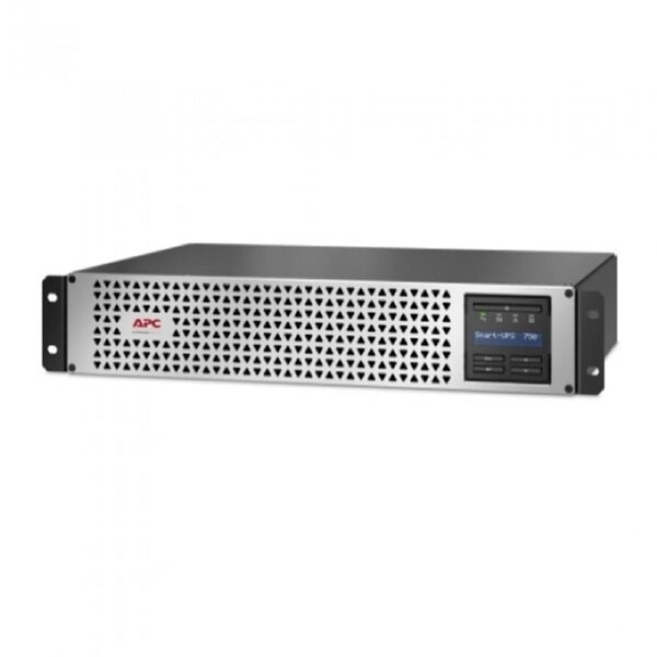 APC Smart-UPS 750VA/600W Line Interactive UPS,2U Rackmount,230V/10A Input, 6x IEC C13 Outlets, Li-Ion Battery, SmartConnect,Short Depth