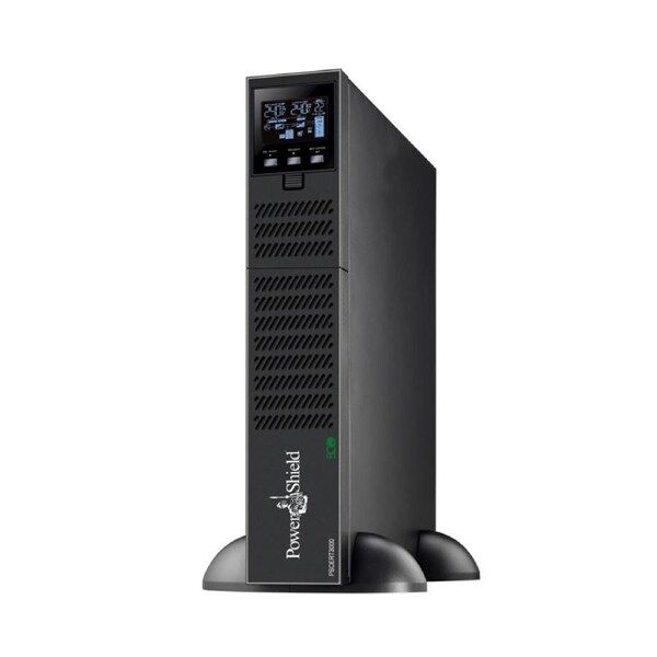 PowerShield Centurion RT 3000VA/2700W - 15Amp, True Online Double Conversion Rack/Tower UPS, 2 AUS sockets, 10A, C13 x 5, 16A, C19 x1, 2-year warranty
