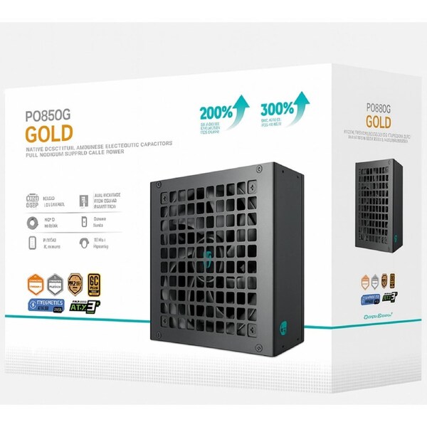 DeepCool PQ850G 850W Gamer Storm 80+ Gold/Cybenetics Fully Modular ATX Power