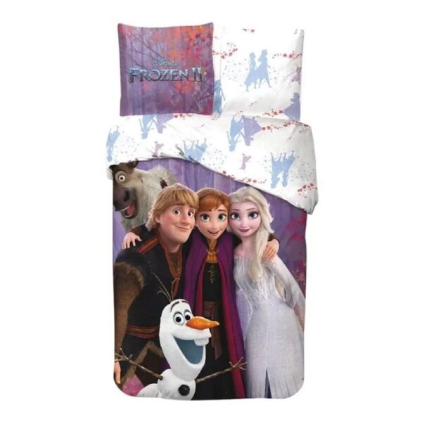Disney Frozen Magic Team Cotton Quilt Cover Set - Single Bed Size