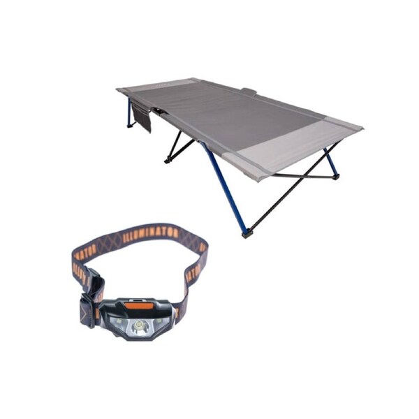 Kings Stretcher bed 150kg Rating 97cm Wide + Illuminator LED Head Torch