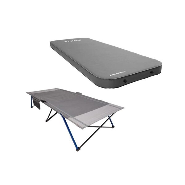 Kings Premium Self-Inflating Mattress + Stretcher bed 150kg Rating 97cm Wide