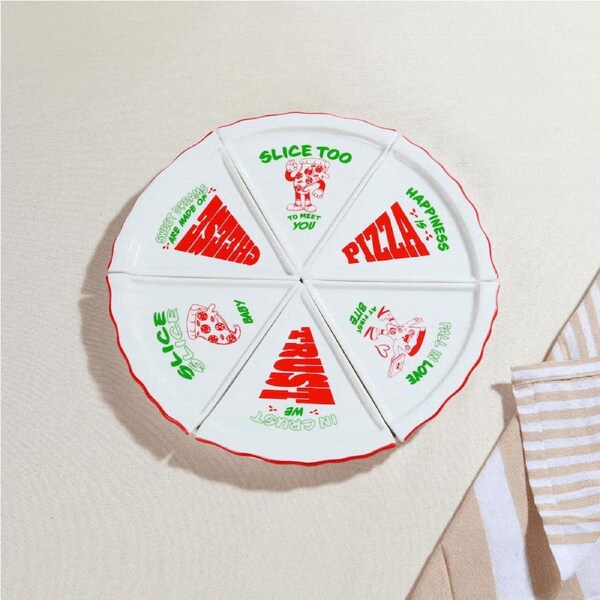 Dish & Dash Pizza Tray Plate Set