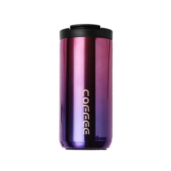 Nevenka Coffee Travel Mug Vacuum Insulated Cup Reusable 304 Stainless Steel-Purple 500ml