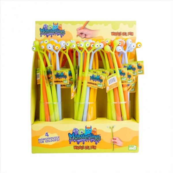 Stationery: Novelty Wiggle Gel Pen Monster Eyes