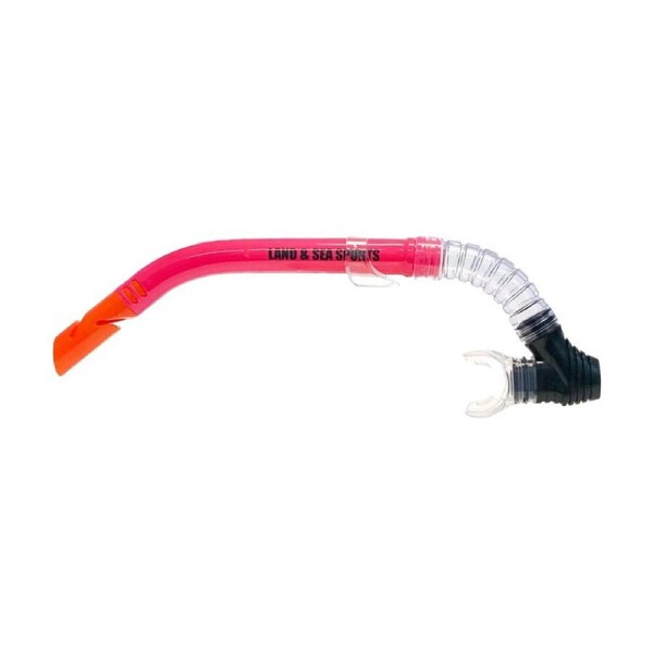 Land & Sea Sports Clearwater Snorkel With Silicone Mouthpiece Pink