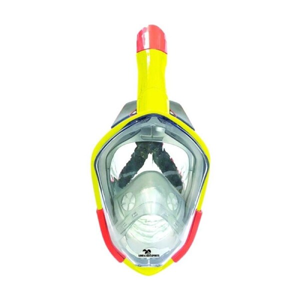 Land & Sea Sports Orpheus Full Snorkelling Face Mask Junior/Kids Yellow