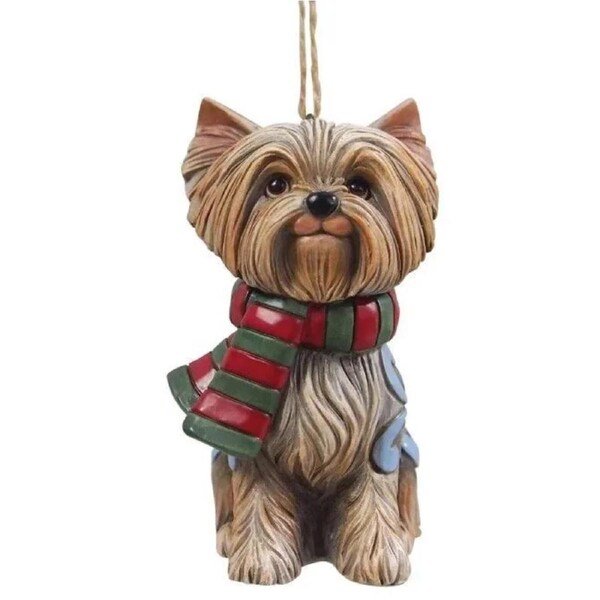 Jim Shore Heartwood Creek - Yorkie Hanging Ornament