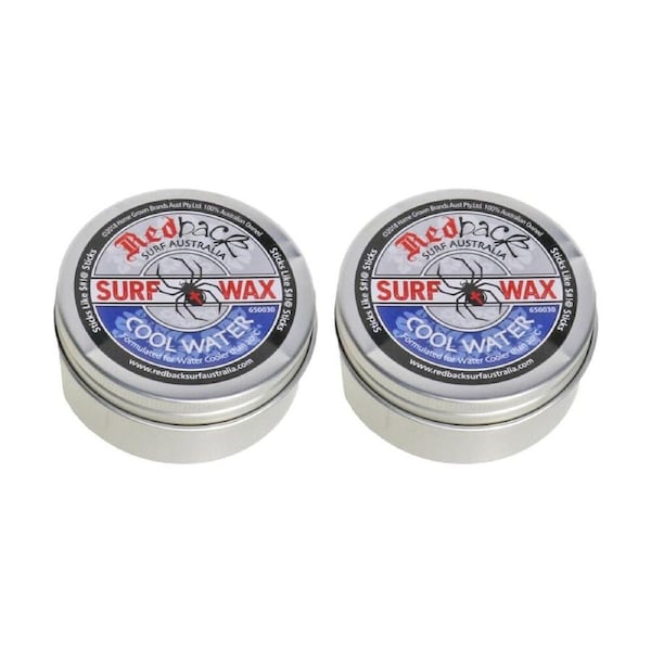2PK Redback Cool Water Surf Wax Formulated For Cooler Than 20C 65g