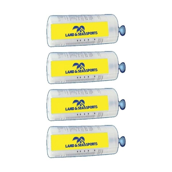 4PK Land & Sea Jumbo Size Sports/Training Microfibre Quick Drying Towel Blue