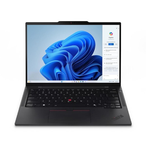 Lenovo ThinkPad T14s Gen 5 Intel Core Ultra 7 155U Laptop 35,6 cm (14") Touchscreen WUXGA 16 GB LPDDR5x-SDRAM 512 GB SSD Wi-Fi 6E (802.11ax) Windows 11 Pro English Black