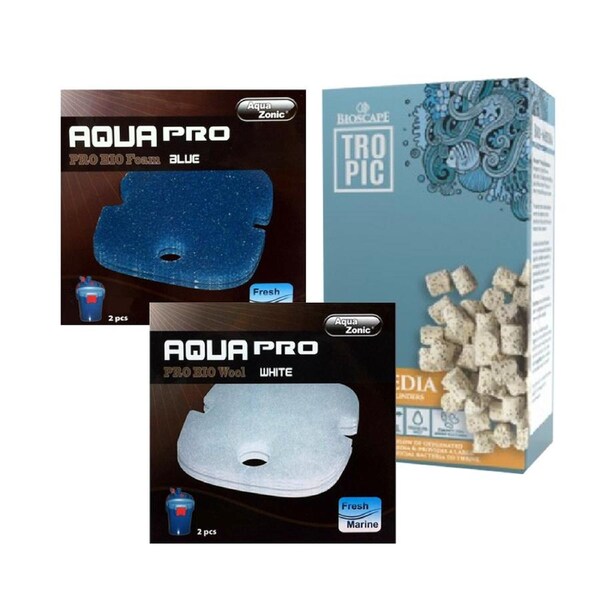 Bioscape Tropic Canister Filter 2200 Refresh Pack 3pk