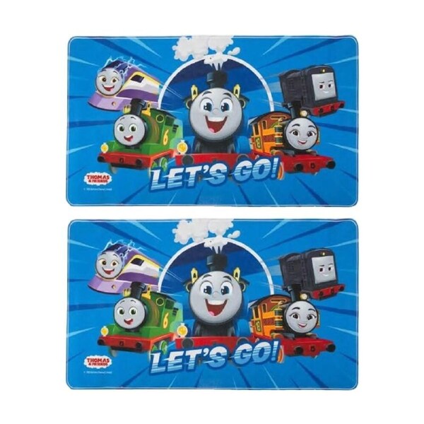 2PK Thomas & Friends Bath Mat Non Slip w/Suction Caps Kids Bathroom Decoration