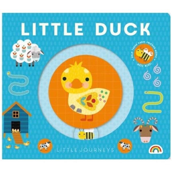 Really Decent Books Small Journeys Little Duck Animal Board Book 3Y+
