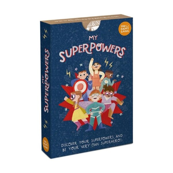 30pc The Happy Gang My Superpowers Children Cards Games Kids Activity Set 5Y+