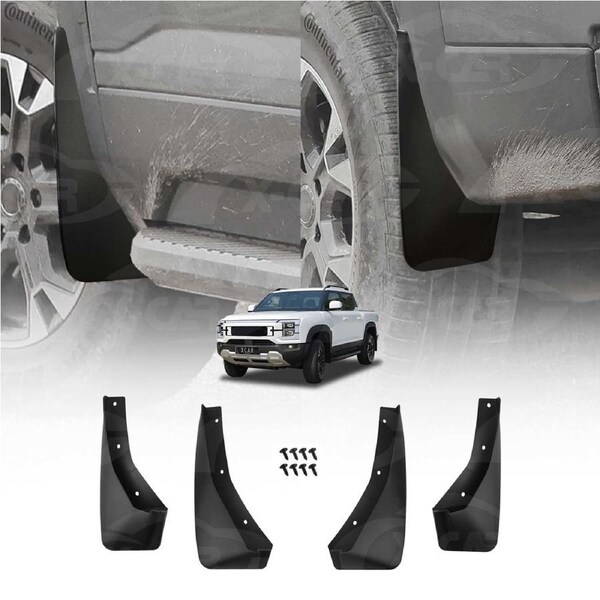 Mud Flaps Splash Guards for BYD Shark 6 Shark6 2024-Onwards Mudguard Fender Front and Rear Set of 4