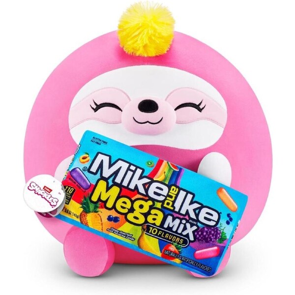 5 Surprise Snackles Super Size Plush - Susie (Sloth & MikeandIke)