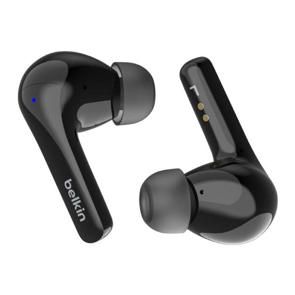 Belkin SoundForm Motion 2 True Wireless Earbuds - Black(AUC010fqBKV2),33 Hours Playtime,Bluetooth 5.3 Pairing,IPX5-Rated,12mm Drivers,2 Years Warranty